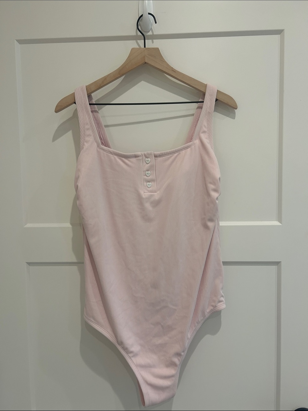 Stoney Clover Lane x Target Pink Ribbed Heart One Piece Swimsuit 18W